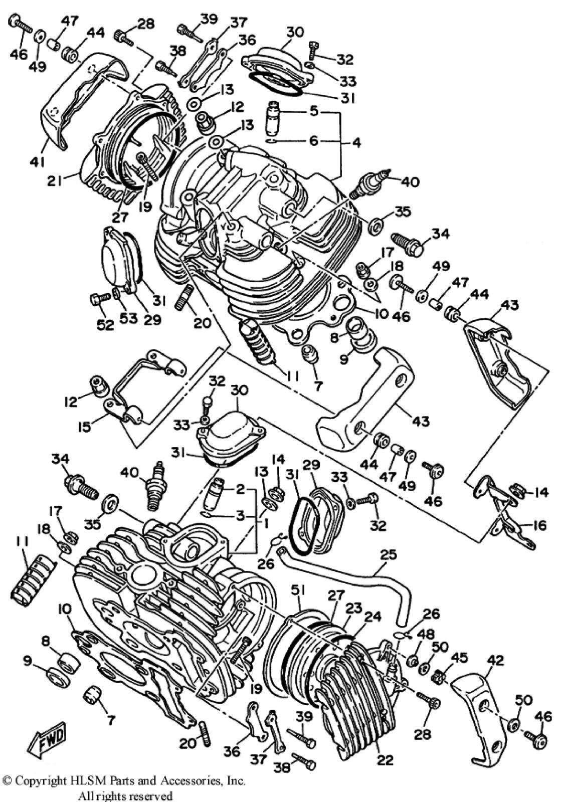 yamaha xv 535 virago despiece parts drawings.pdf (3.19 MB) Repair